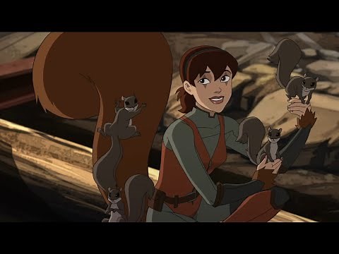 Squirrel Girl - All Powers & Fights Scenes (Ultimate Spider-Man)