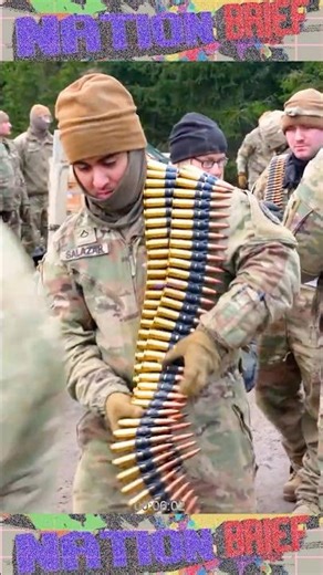 U.S. Army Soldiers conducted M249 machine guns qualification