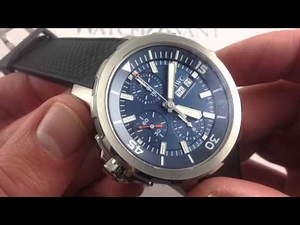 IWC Aquatimer Chronograph Edition Expedition Jacques-Yves Cousteau 3768-05 Luxury Watch Review