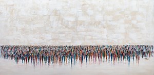 Together Kotel Painting, Kosel Painting, Judaic Art, Western Wall Art, Jerusalem Art Print - Etsy