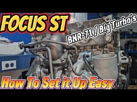 Focus ST - How to: Install & Setup a Big Turbo | *Quick Explanation* | *Boost Solonoid Setup*