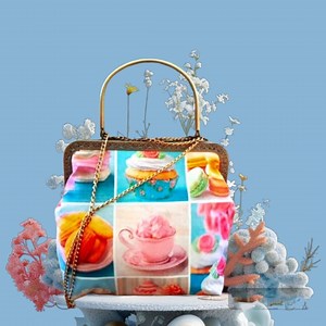 Kiss Clasp, Handmade Bag/metal Frame Purse/shoulder Bag//handbag/clutch - Etsy