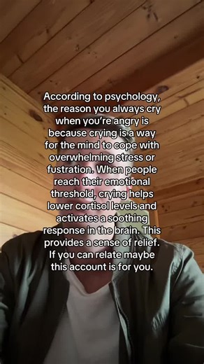 Understanding Why Crying Helps When You're Angry