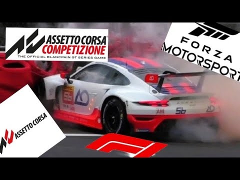 SIM racing crash compilation#1