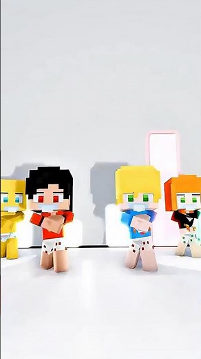 Turma do Kass e Kr Dançando 😆 #minecraft