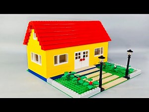 How To Build a LEGO House MOC🏡| Building Blocks Instructions | Satisfying Diy #lego #legohouse #diy