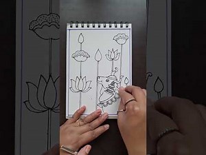 how to draw boho art painting step by step|| easy boho art drawing for beginner