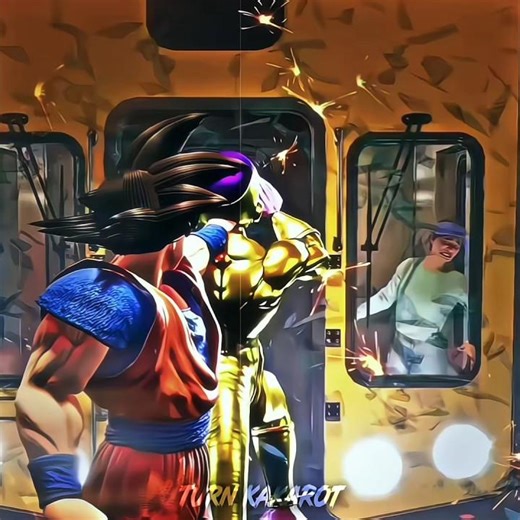 Goku’s Epic Revenge on Frieza at Full Speed! 🚂💥#anime #edit #shorts #memeedit