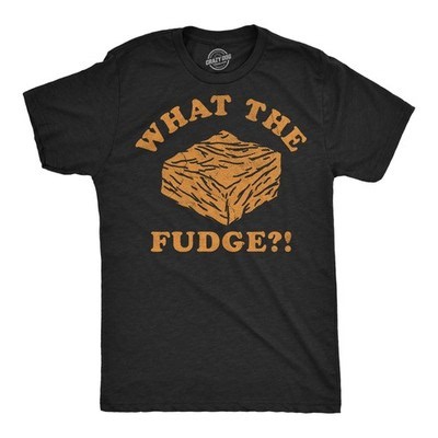 Mens Funny T Shirts What The Fudge Sarcastic Food Graphic Novelty Tee for Men | eBay