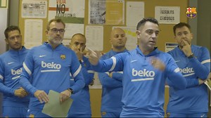3.3M views · 256K reactions | Take a look at Xavi’s first training session!  Primer entrenament sota les ordres de Xavid!  ¡El comienzo de una nueva era!  | FC Barcelona | Facebook