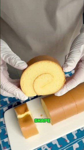 The Secret Physics Behind the Perfect Roll Cake! 🍰🌀 #food
