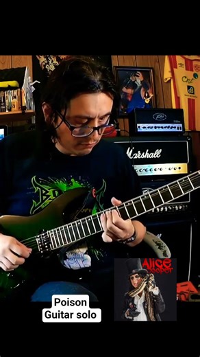 Alice Cooper - Poison ( Guitar solo )