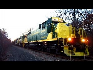 RBMN EMD SD38-DC and SD40-2 Hauling Coal