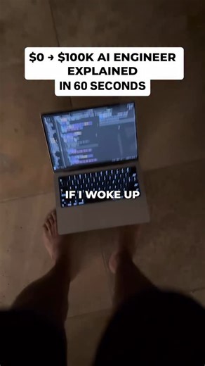 Bashiri | Become a Software Engineer on Instagram: "I coded for 11 hours every day for 3 months 😳. If you want to land a 6-figure tech job as a software/AI engineer, follow these steps: 1️⃣ Master fundamentals. 2️⃣ Build Machine-Learning models. 3️⃣ Learn Deep Learning and LLMs. 4️⃣ Deploy real projects. Want the exact roadmap I used to land multiple $100K+ tech offers with zero experience? Comment “100K” and I’ll send it to you for free! #coding #aiengineer #techjobs #webdevelopment #softwaree