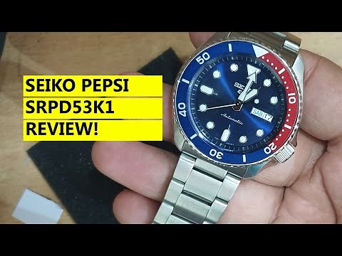 SEIKO PEPSI WATCH REVIEW AND UNBOXING - SRPD53K1 - Why buy a Rolex?
