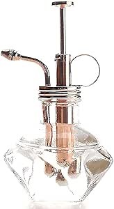 Plant Mister - Clear Glass Bottle & Brass Sprayer (Rose Gold)