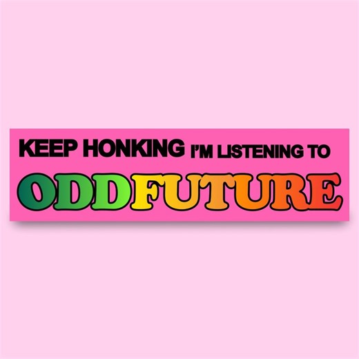 Odd Future Holographic Bumper Sticker: Keep Honking Vinyl Decal - Etsy