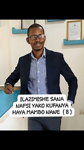 KILA NEEMA INAANZIA KWENYE MCHAKATO ... UTALAZIMIKA KUPITIA MCHAKATO NA KULAZIMISHA NAFSI YAKO KUFANYA BAADHI YA MAMBO ILI TU IWE NDIO SAFARI YAKO ILIPOANZIA ... 📍JIFUNZE HILI : Mafanikio hayaji kwa bahati… yanakuja kwa maamuzi magumu unayochukua kila siku.... Kuna mambo hutaki kuyafanya, lakini ndiyo yanayokutoa ulipo kwenda unapopataka.... 👇👇👇👇👇👇👇👇 👇 1. Jilazimishe Kuamka Mapema Mafanikio yanapenda watu waliotangulia siku. Ukiamka mapema unakuwa na muda wa kupanga, kufikiria na kujia