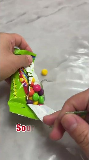 Skittles Sour Mix 🌈 Extreme Sour Candy Taste Test