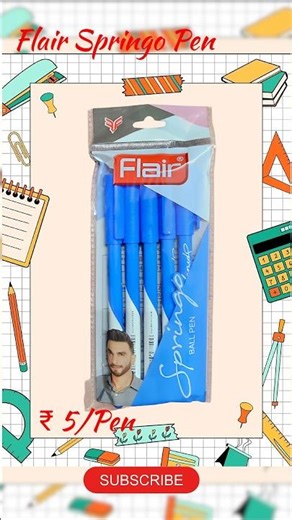 Flair Springo Pen 🖊️| Best Pen | #smoothwriting #shorts #pen #flair #1ksubscribers #10mviews #diy