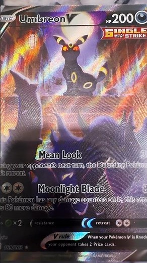 Umbreon V & Vmax Alternate Arts Showcase! #pokemon #evolvingskies
