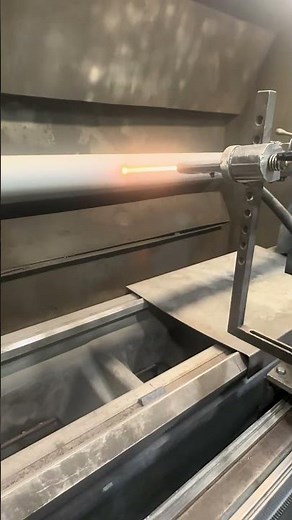 HVOF Coating of Hydraulic Rod #hvof #thermalspray #machining #manufacturing #welding