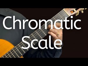Chromatic Scale - Acoustic Guitar - Fingerstyle Guitar - Classical Guitar
