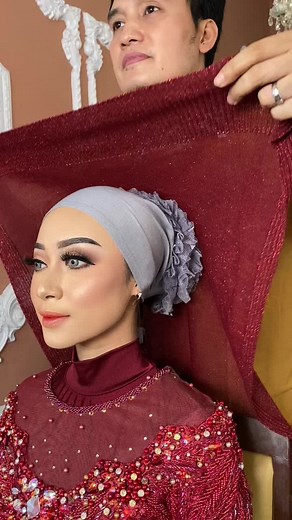 Tutorial Pengantin Hijab: Bridal Hijab Style Tutorial