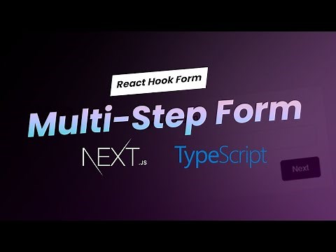 Creating a Multi-Step Form in Next.js 13, TypeScript, and React Hook Form