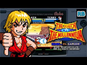 1999 [60fps] NGP SNK vs. Capcom: The Match of the Millennium Ken ALL