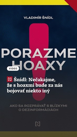 Redaktor Denníka N Vlado Šnídl v podcaste V redakcii rozpráva o jeho novej knihe Porazme hoaxy. Vysvetľuje, čo hoaxy sú, ako fungujú na sociálnych sieťach, kto sú ich hlavní šíritelia a ako sa dá voči nim účinne brániť.⁠ ⁠ 🎥 Miro Čevela⁠ 🎙️ @brano.bezak⁠ ⁠ Pozrite si celý podcast na YouTube⁠ Kliknite na LINK v profile @dennikn | Denník N