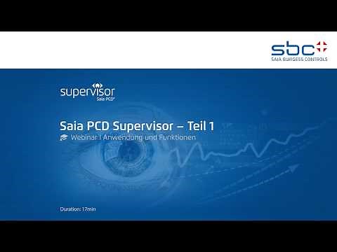 SBC Webinar – Saia PCD Supervisor [Teil 1]