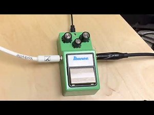 Ibanez TS9 Tube Screamer demo with Strat