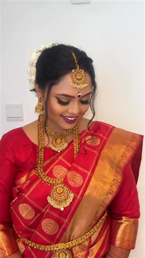 19K views · 202 reactions | Bride makeup hair for Tamil bride | Absolute beauty by kamla Rungasamy | Facebook