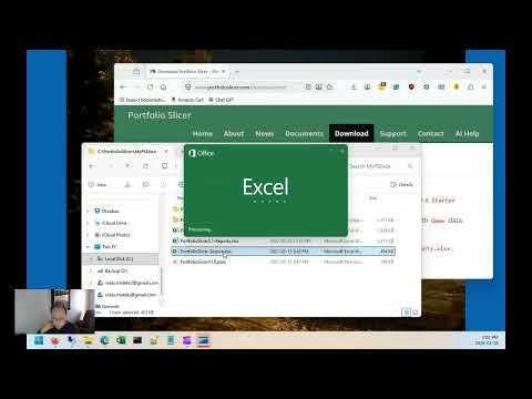 Portfolio Slicer v3 - how to start using it: adding your data, refreshing, reviewing reports.
