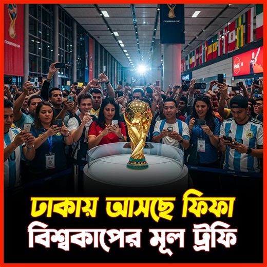 ঢাকায় আসছে ফিফা বিশ্বকাপের মূল ট্রফি | FIFA World Cup Trophy Tour | GD Sports | GD Sports