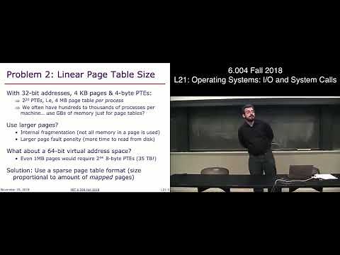 MIT 6.004 L21: Operating Systems: I/O and System Calls