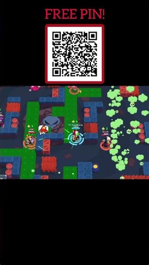 FREE PIN QR CODE!🎁 #BrawlStars #DragonsAndFaeries #GiftedBySupercell #SupercellCreators #AngelDustBS