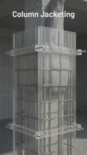 What Is Retrofitting? How Engineers Strengthen Old Buildings 🏗️ #Shorts #CivilEngineering