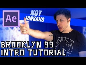 Adobe After Effects Tutorial - Brooklyn 99 Intro