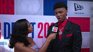 "My circle. I trust them every day." 🤞 Ace Bailey tells Taylor Rooks how those close to him have been guiding him throughout the #NBADraft process | NBA TV