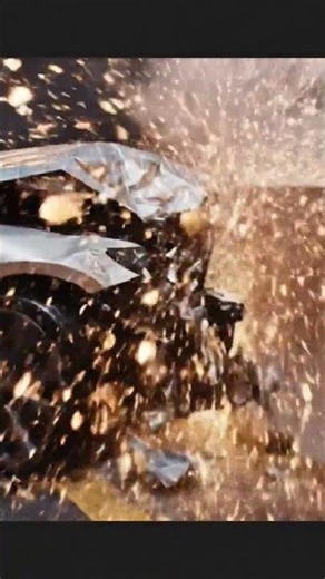 High Speed Car Crash in Rain | Cinematic Slow Motion Accident #Shorts