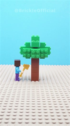 Tree in Minecraft, Lego Animation