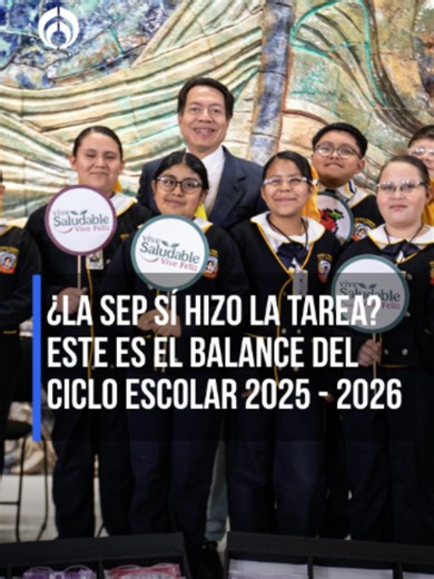 ¡La SEP sacó 10 en la boleta de fin de ciclo! 👀📚 La dependencia presentó los números con los que cerró el periodo 2025-2026, conoce los avances del año. 👏🏽 #Noticias #TikTokInforma #Sheinbaum #GF #Política