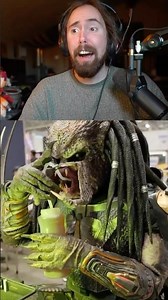 Predator Cosplayer Has His Lunch Break