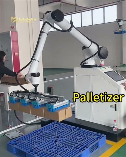 Cobot Palletizer – Smart Collaborative Robot for Warehouse Palletizing.
