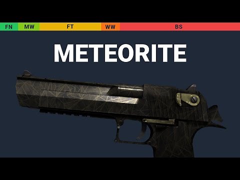 Desert Eagle Meteorite - Skin Float And Wear Preview