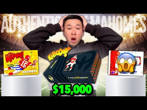 I OPENED PANINI'S INSANE NEW $15,000 AUTHENTICALLY PATRICK MAHOMES BOX (PULL OF THE YEAR)! 😱🔥