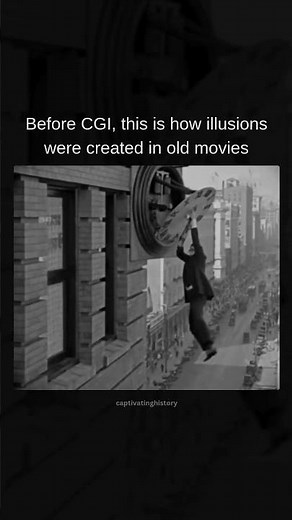 Before CGI, this is how illusions were created in old movies