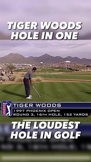 Tiger Woods Hole in One at Phoenix Open | Golf Party Highlight